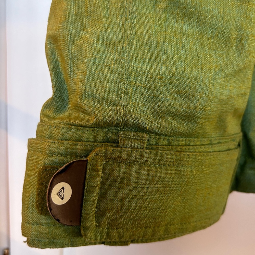 Roxy Green Snowboard Jacket Medium - image 4